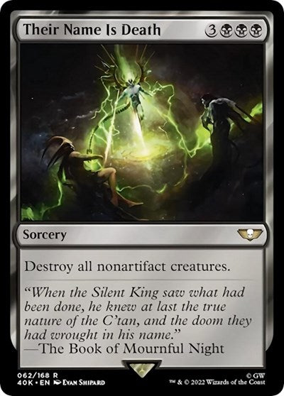 Their Name Is Death (Surge Foil) (Universes Beyond: Warhammer 40K) Near Mint Foil