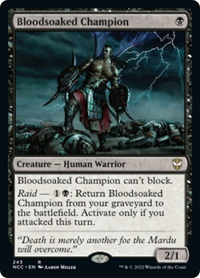 Bloodsoaked Champion (Commander: Streets of New Capenna) Light Play