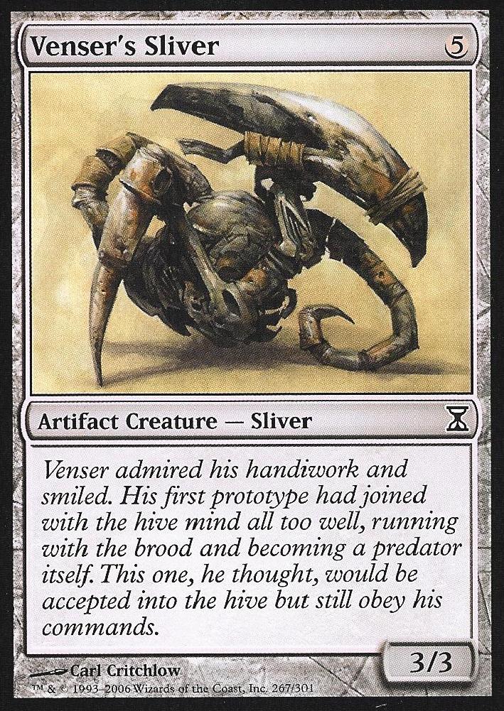 Venser's Sliver (Time Spiral) Light Play Foil