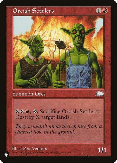 Orcish Settlers (The List) Near Mint