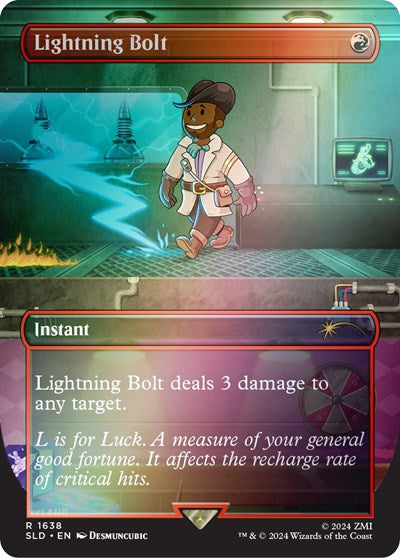 Lightning Bolt (1638) (Rainbow Foil) (Secret Lair) Light Play Foil