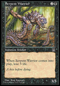Serpent Warrior (Stronghold) Near Mint