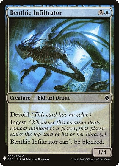 Benthic Infiltrator (Mystery Booster) Near Mint