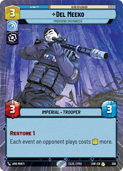 Del Meeko Providing Overwatch (Hyperspace) (Spark of Rebellion) Near Mint