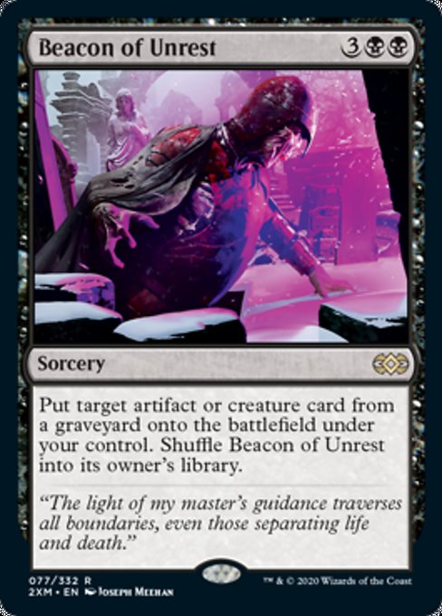 Beacon of Unrest (Double Masters) Light Play Foil