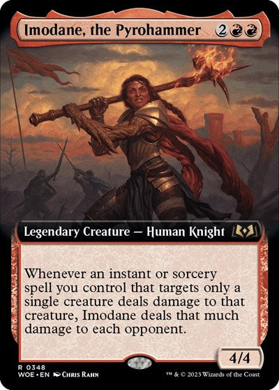 Imodane, the Pyrohammer (Extended Art) (Wilds of Eldraine) Near Mint