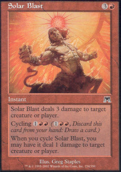 Solar Blast (Onslaught) Medium Play Foil