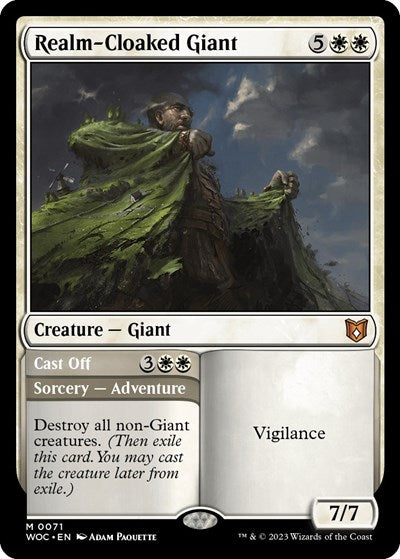 Realm-Cloaked Giant (Commander: Wilds of Eldraine) Near Mint