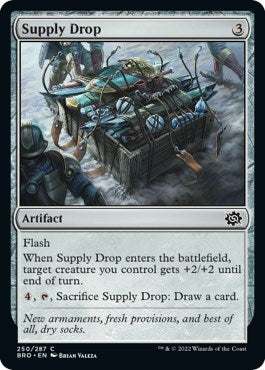 Supply Drop (The Brothers' War) Light Play Foil
