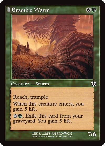 Bramble Wurm (Retro Frame) (Innistrad Remastered) Near Mint