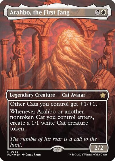 Arahbo  the First Fang  Borderless   Mana Foil|0|0|0.00