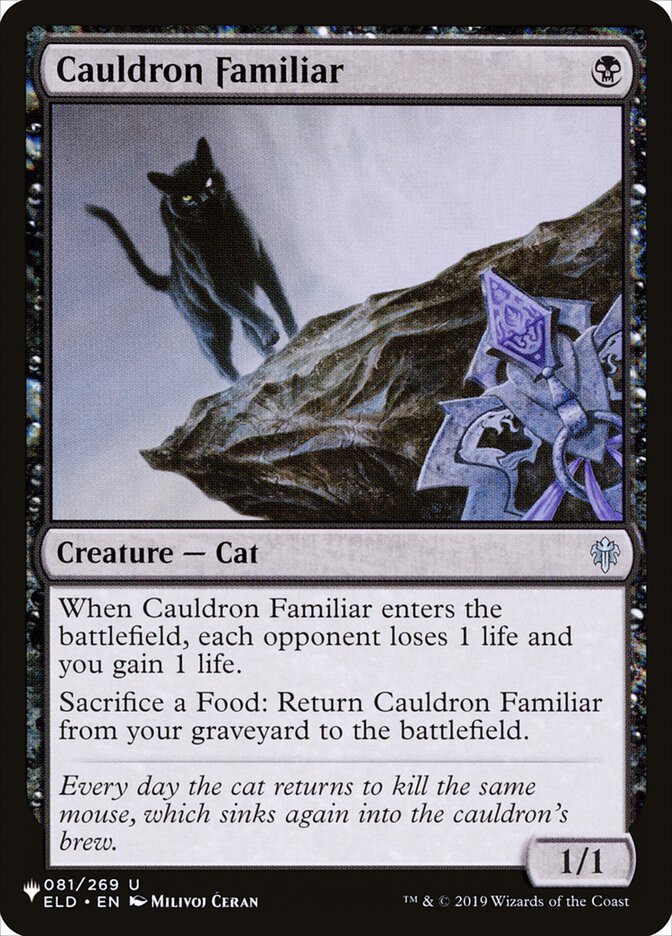 Cauldron Familiar (The List) Medium Play