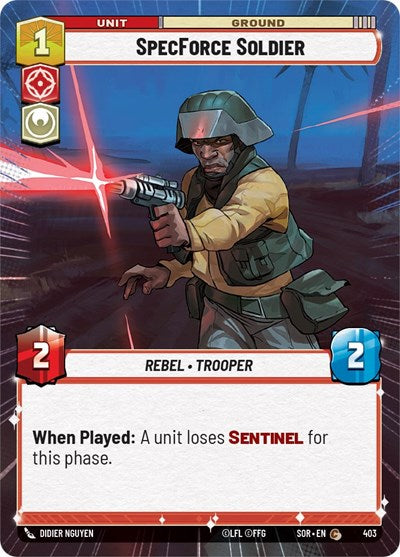 SpecForce Soldier (Hyperspace) (Spark of Rebellion) Near Mint