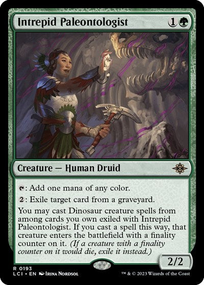 Intrepid Paleontologist (The Lost Caverns of Ixalan) Near Mint Foil