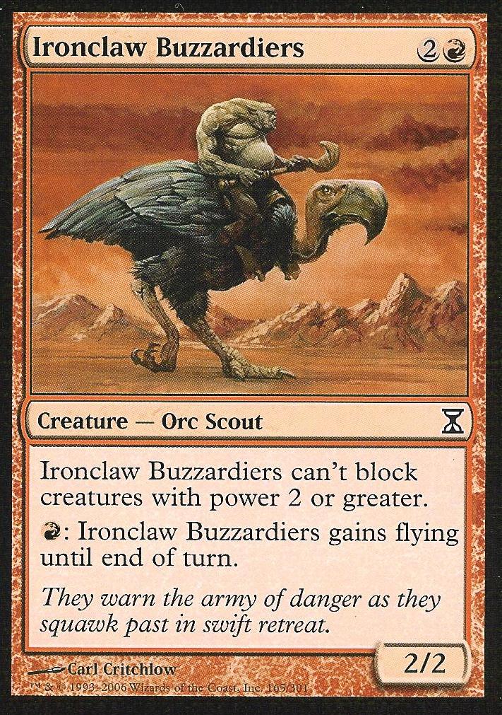 Ironclaw Buzzardiers (Time Spiral) Light Play Foil