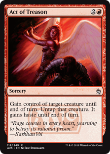 Act of Treason (Masters 25) Near Mint Foil