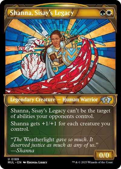 Shanna, Sisay's Legacy (Halo Foil) (March of the Machine: Multiverse Legends) Near Mint Foil