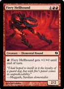 Fiery Hellhound (Duel Decks: Venser vs Koth) Light Play