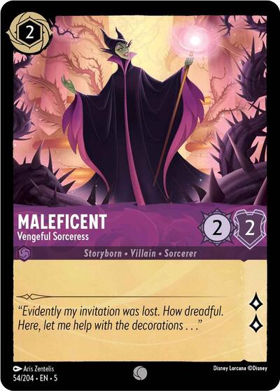 Maleficent - Vengeful Sorceress (Shimmering Skies) Near Mint