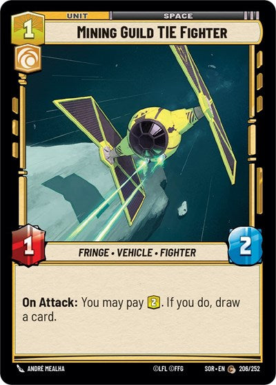 Mining Guild TIE Fighter (Spark of Rebellion) Near Mint