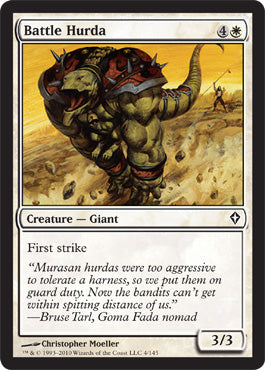 Battle Hurda (Worldwake) Light Play Foil