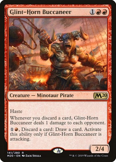 Glint-Horn Buccaneer (Promo Pack: Core Set 2020) Light Play