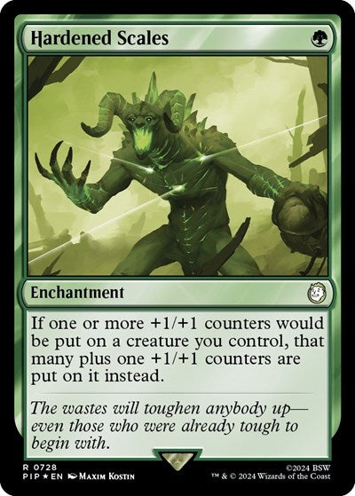 Hardened Scales (Surge Foil) (Universes Beyond: Fallout) Near Mint Foil