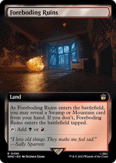 Foreboding Ruins (Extended Art) (Universes Beyond: Doctor Who) Near Mint