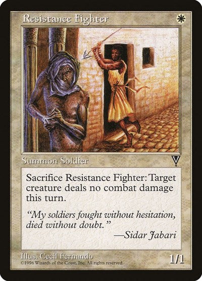 Resistance Fighter (Visions) Medium Play