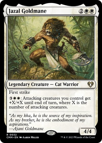 Jazal Goldmane (Commander Masters) Light Play