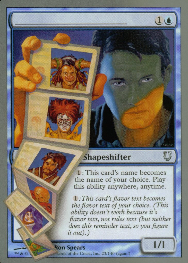 (Untitled Card) (Unhinged) Near Mint Foil