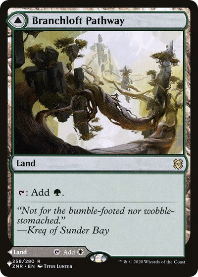 Branchloft Pathway (Secret Lair Commander: From Cute to Brute) Light Play