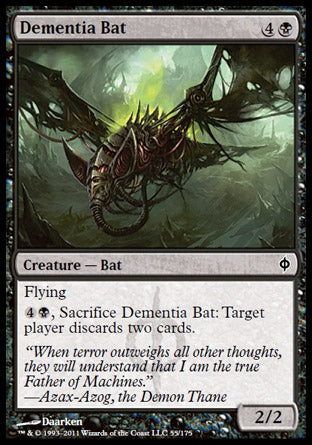 Dementia Bat (New Phyrexia) Medium Play Foil