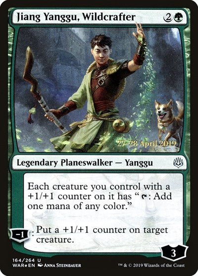 Jiang Yanggu, Wildcrafter (Promos: Prerelease Cards) Light Play Foil