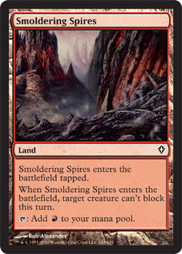 Smoldering Spires (Worldwake) Heavy Play
