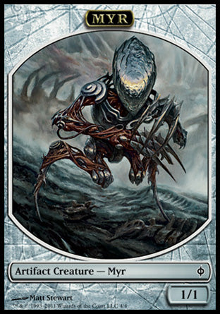 Myr (Token) (New Phyrexia) Medium Play