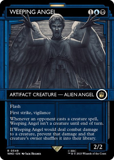 Weeping Angel (Showcase) (Universes Beyond: Doctor Who) Light Play Foil