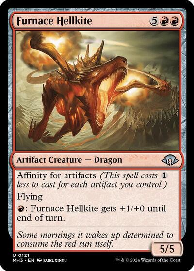 Furnace Hellkite (Modern Horizons 3) Near Mint Foil