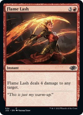 Flame Lash (Jumpstart 2022) Medium Play