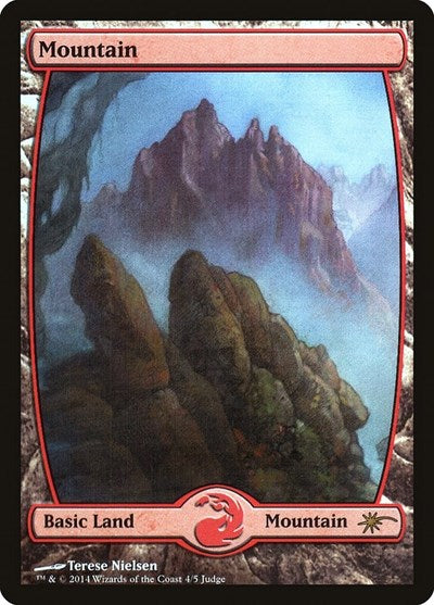 Mountain - Full Art (Promos: Judge) Light Play Foil