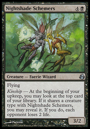 Nightshade Schemers (Morningtide) Light Play Foil