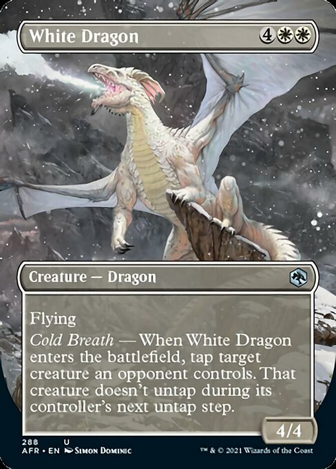 White Dragon  Borderless|0|0|0.00