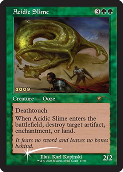 Acidic Slime (Promos: 30th Anniversary Promos) Light Play Foil