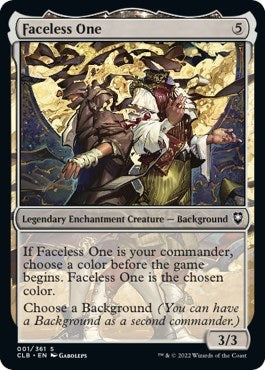 Faceless One (Commander Legends: Battle for Baldur's Gate) Light Play