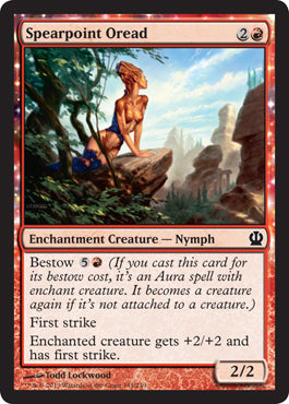 Spearpoint Oread (Theros) Medium Play Foil