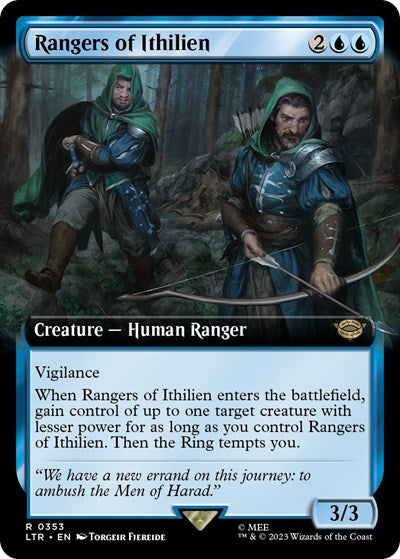 Rangers of Ithilien (Extended Art) (Universes Beyond: The Lord of the Rings: Tales of Middle-earth) Light Play Foil