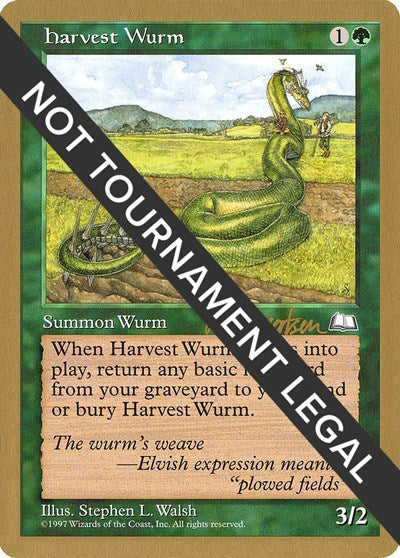 Harvest Wurm - 1997 Svend Geertsen (WTH) (World Championship Decks) Light Play