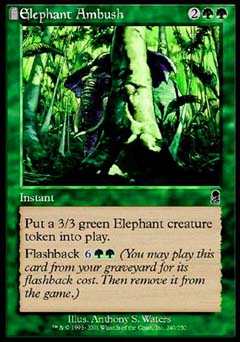 Elephant Ambush (Odyssey) Light Play Foil