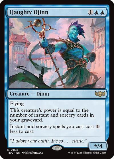 Haughty Djinn (Commander: Tarkir: Dragonstorm) Light Play