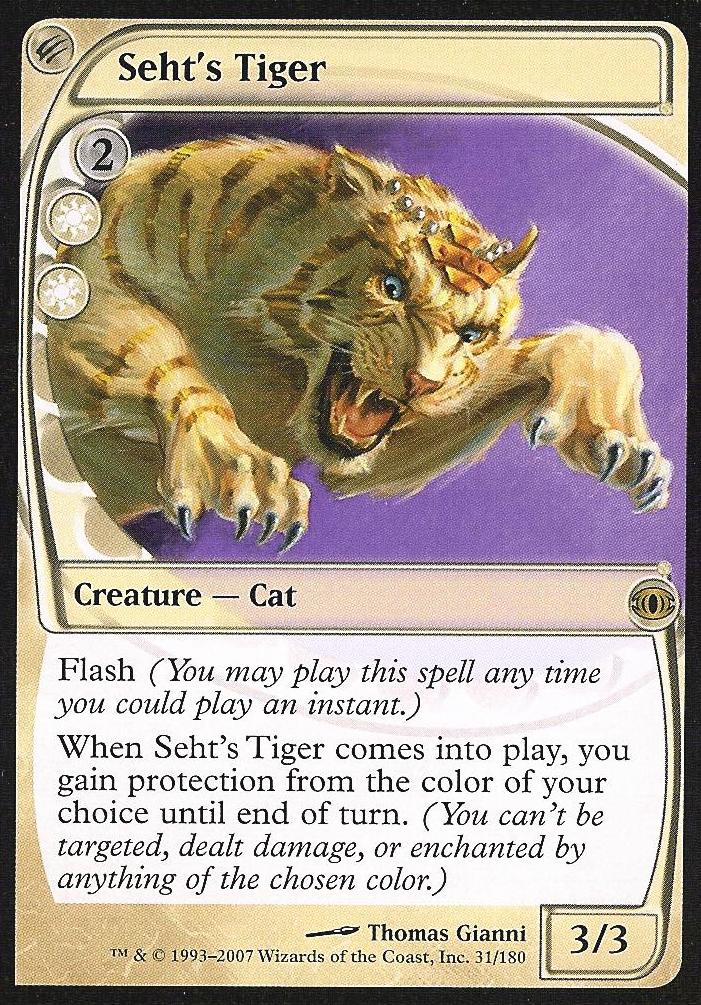 Seht's Tiger (Futuresight) Light Play Foil
